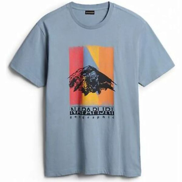 Napapijri  T-Shirts & Poloshirts S-BOLIVAR NP0A4H28-B2B BLUE FADED günstig online kaufen