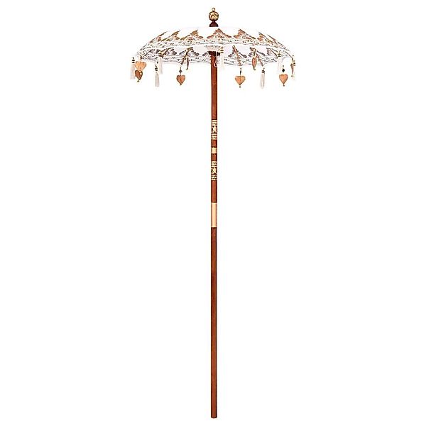 vidaXL Sonnenschirm Balinesischer Sonnenschirm Sonstiges Creme günstig online kaufen