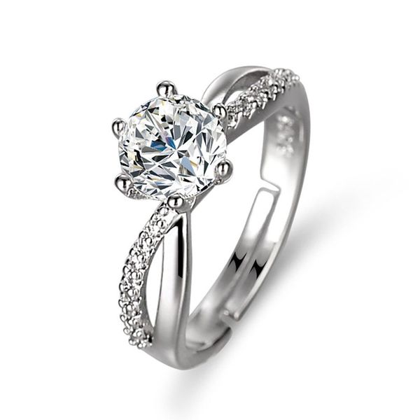 The Beauty House Fingerring Verlobungsring silberfarbiger günstig online kaufen