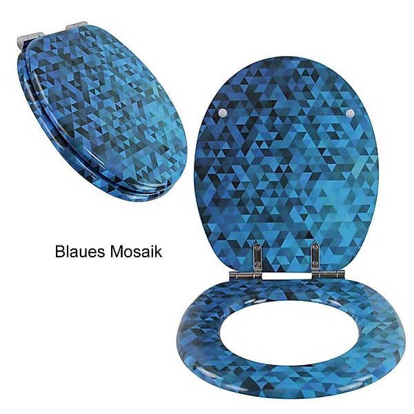 flexilife WC-Sitz Premium MDF Toilettensitz WC-Sitz mit Absenkautomatik ver günstig online kaufen