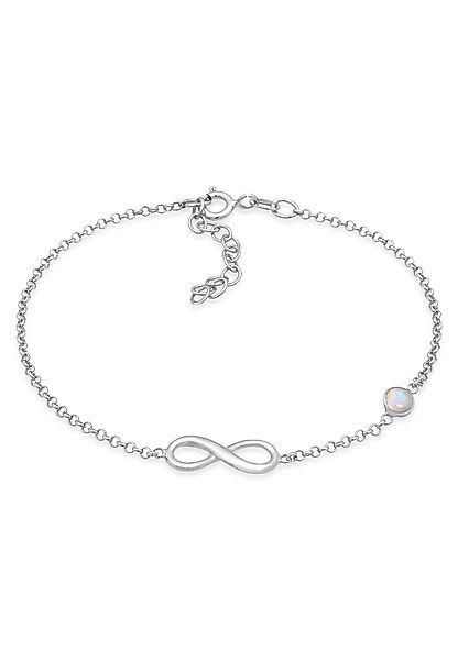 Elli Armband Infinity Unendlich Zeichen Mondstein günstig online kaufen