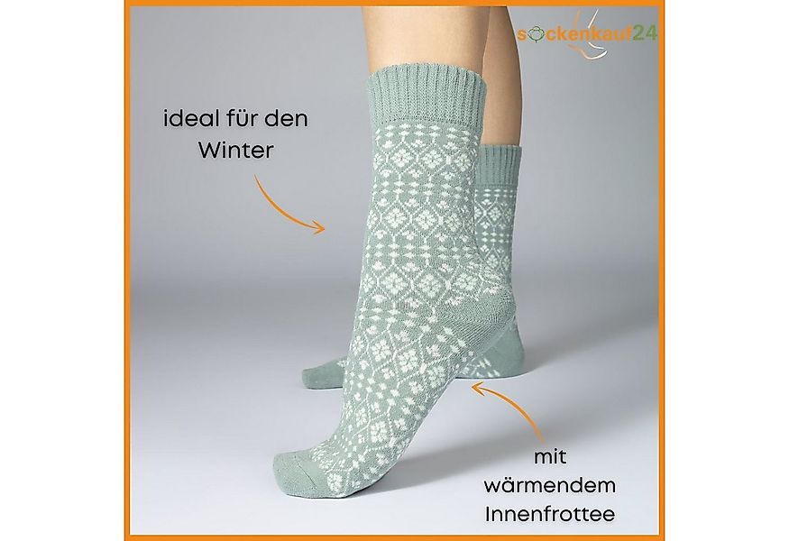 sockenkauf24 Thermosocken 6 oder 12 Paar Damen Wintersocken Damensocken mit günstig online kaufen