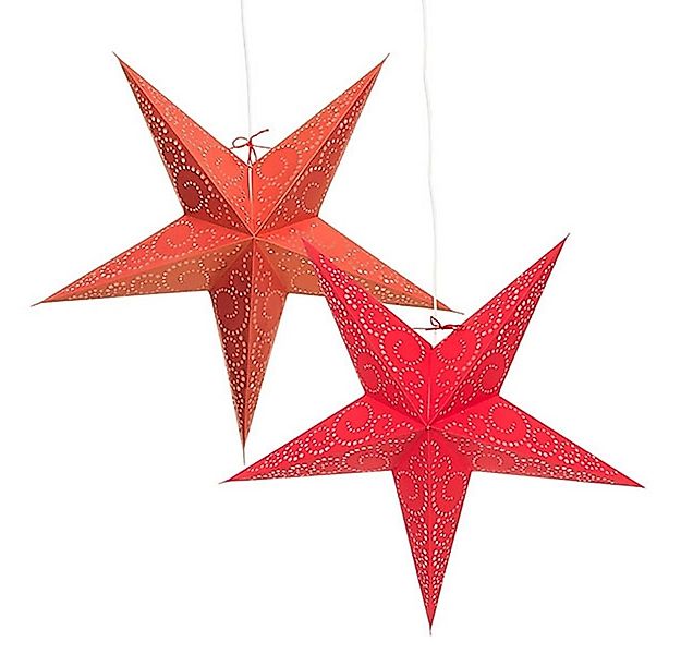 pajoma® Hängeleuchte 2er-Set Papierstern Ø 60cm, ohne Leuchtmittel, wahlwei günstig online kaufen