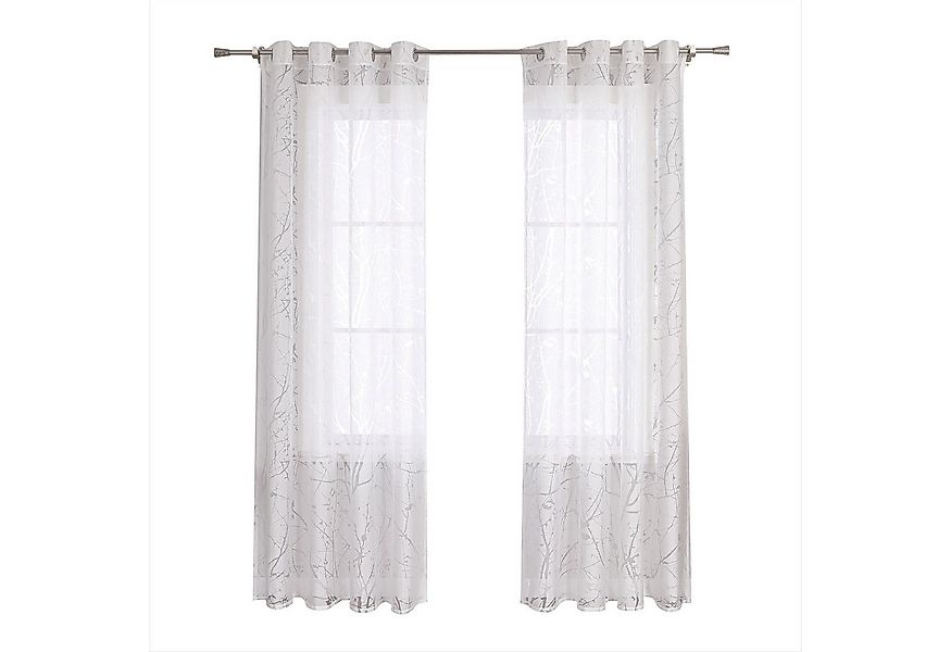 Joyswahl Gardine (1 St), Ösen, transparent, Romantisches Winter-Ambiente, A günstig online kaufen