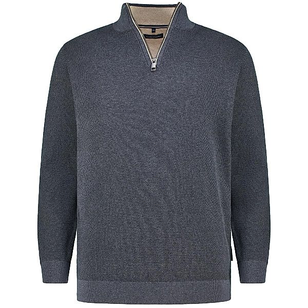 CASA MODA Stricktroyer aus Baumwolle Farbe dunkelblau Größe: 3XL günstig online kaufen