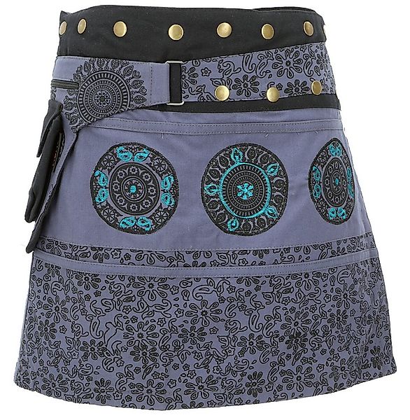 Guru-Shop Minirock Wickelrock, kurzer Rock, Cacheur, Mandala.. alternative günstig online kaufen