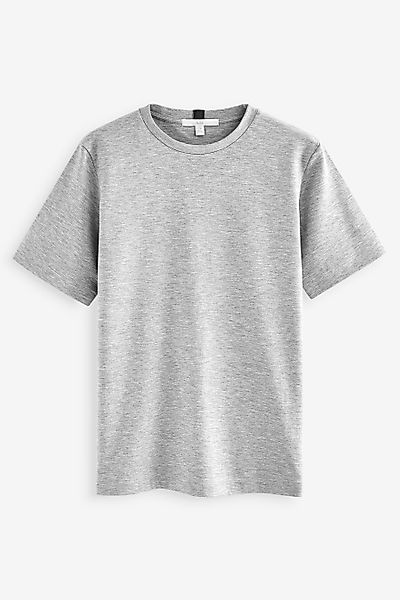 Next T-Shirt Schweres T-Shirt mit Rundhalsausschnitt günstig online kaufen