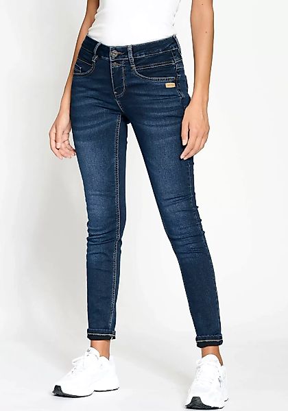 GANG Skinny-fit-Jeans "94MORA", mit 3-Knopf-Verschluss und Passe vorne günstig online kaufen