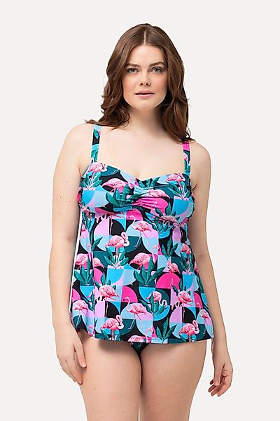 Ulla Popken Tankini Tankini Flamingos Softcups günstig online kaufen
