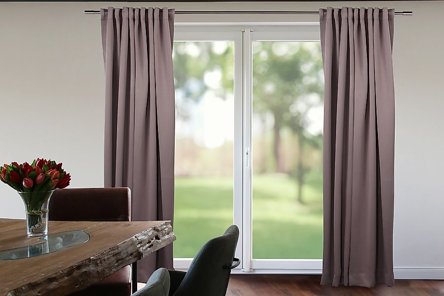 Deco-Raum Vorhang, verdeckte Schlaufen (1 St), günstig online kaufen