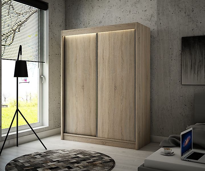 ALTDECOR Schiebetürenschrank BEROG (Kleiderschrank Garderobenschrank mit günstig online kaufen