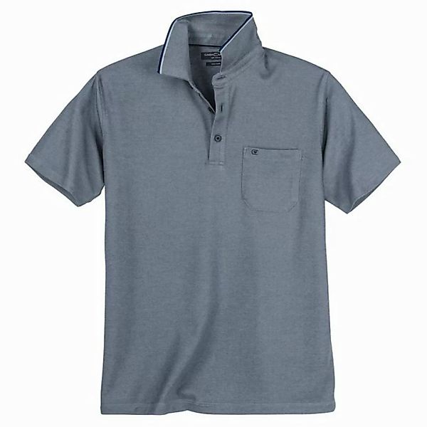 CASAMODA Poloshirt XXL CasaModa Poloshirt easy care blau-silber melange günstig online kaufen