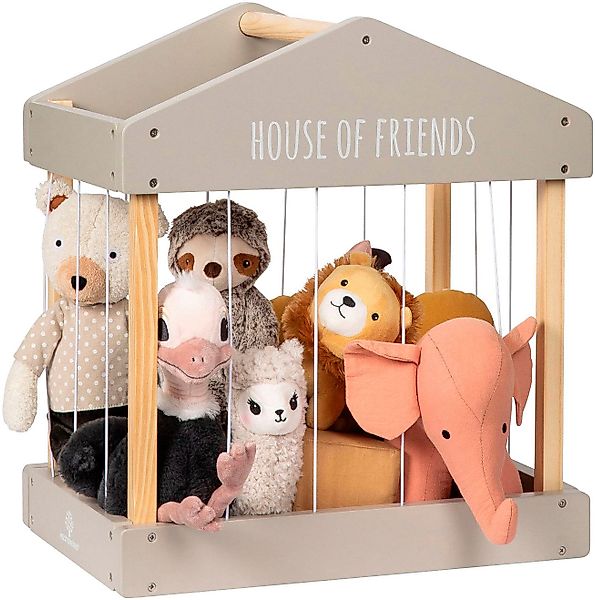 MUSTERKIND® Aufbewahrungsbox Plüschtier-Box House of Friends, günstig online kaufen