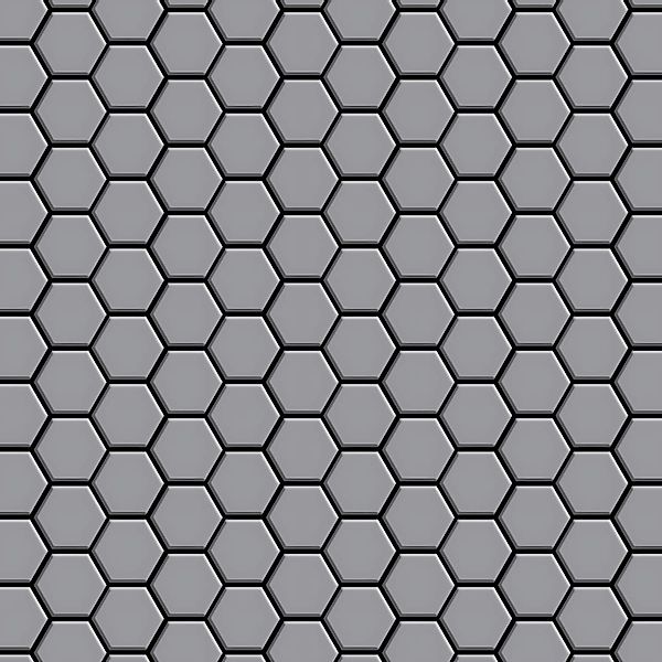 ALLOY Mosaik Fliese Massiv Metall Edelstahl Matt Grau 1,6mm Stark Honey-s-s günstig online kaufen