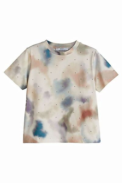 Next T-Shirt Glitzerndes Kurzarm-T-Shirt mit Verzierung (1-tlg) günstig online kaufen