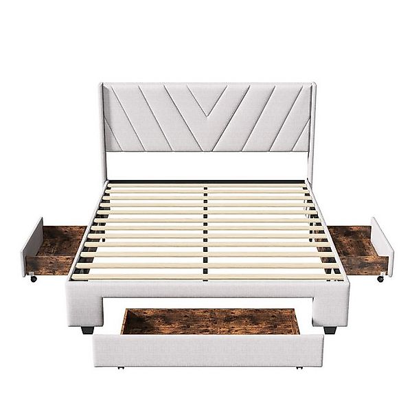 Furnishings Home Jugendbett Polsterbett Doppelbett Stauraumbett (1 tlg), Mi günstig online kaufen