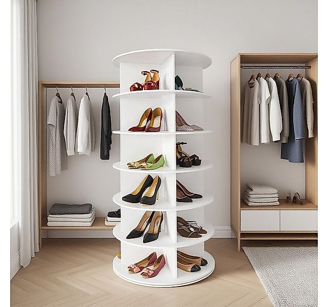 Vellora Schuhschrank Drehbarer Schuhständer mit sechs Etagen schuhschrank ( günstig online kaufen
