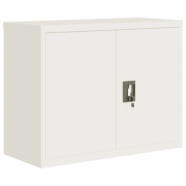 vidaXL Aktenschrank Aktenschrank Weiß 90x40x70 cm günstig online kaufen