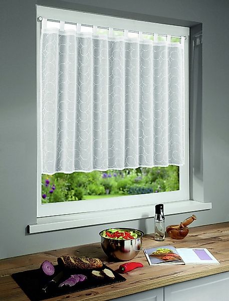 Neusser Collection Gardine Neusser Collection Schlaufenpanneau Joceline wei günstig online kaufen