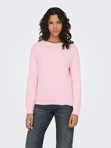 ONLY Rundhalspullover ONLRICA LIFE L/S PULLOVER KNT NOOS Materialmix, regul günstig online kaufen