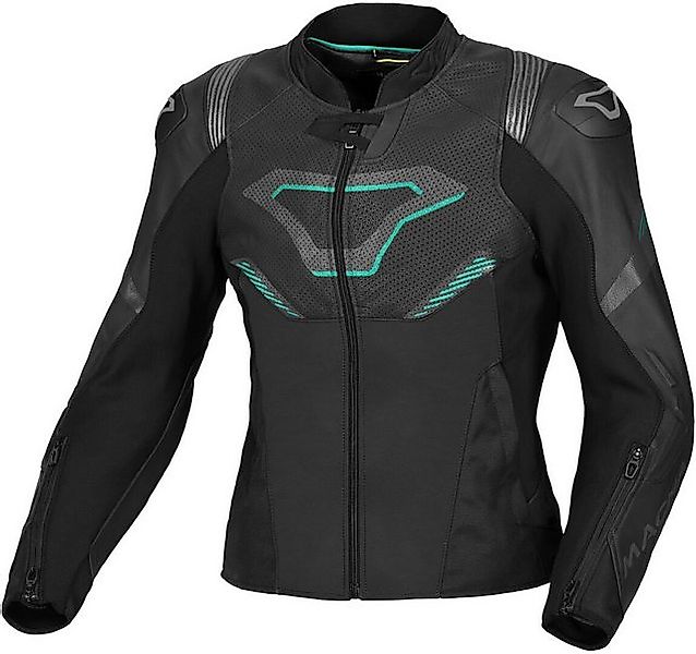 Macna Motorradjacke Pointer perforierte Damen Motorrad Lederjacke Perforier günstig online kaufen