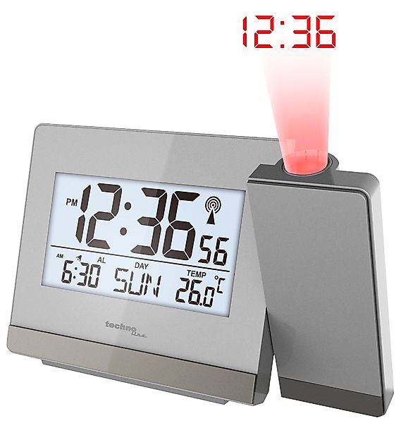 Techno Line Tischuhr Funk-Projektionswecker WT 538 günstig online kaufen
