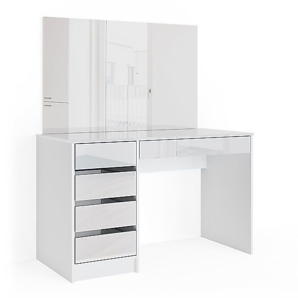 Vicco Schminktisch Sherry, Weiß, 120 cm günstig online kaufen