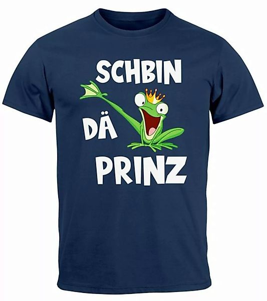 MoonWorks Print-Shirt Herren T-Shirt Fasching Karneval Frosch Prinz Kostüm günstig online kaufen