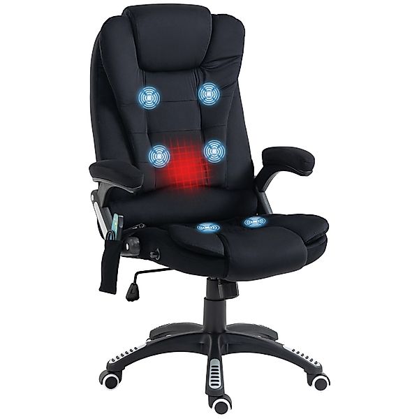 Vinsetto Schreibtischstuhl mit Vibrationsmassage, Heiz-, Liegefunktion, günstig online kaufen