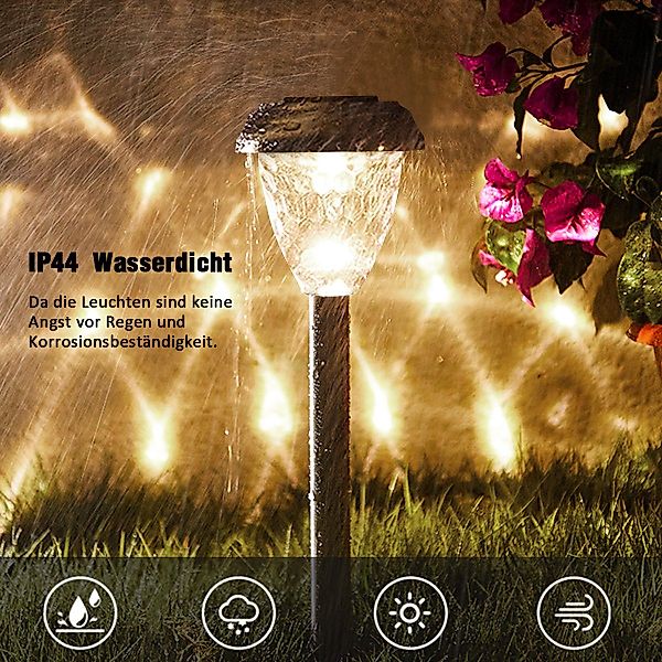 oyajia LED Solarleuchte 4/8 Stück Solar günstig online kaufen