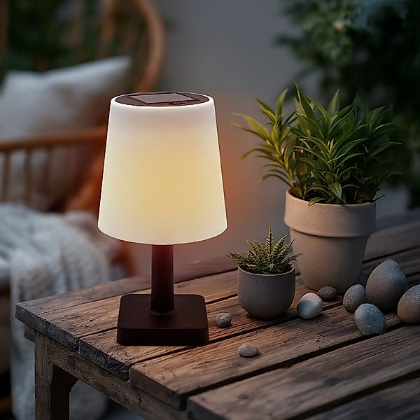 Spetebo LED Solarleuchte Tischleuchte für Außen günstig online kaufen