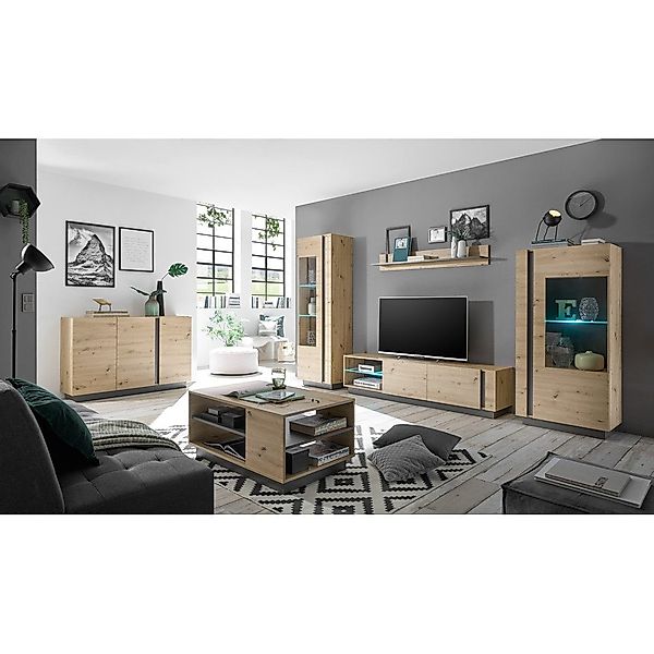 Lomadox Wohnzimmer-Set CARDIFF-61, (Mega-Spar-Set, 6-St., 6-tlg), günstig online kaufen