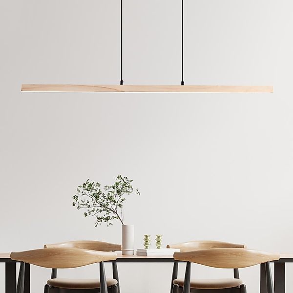 Brilliant LED Pendelleuchte »Arion«, aus Holz, 150 cm Höhe, 103 cm Breite, günstig online kaufen