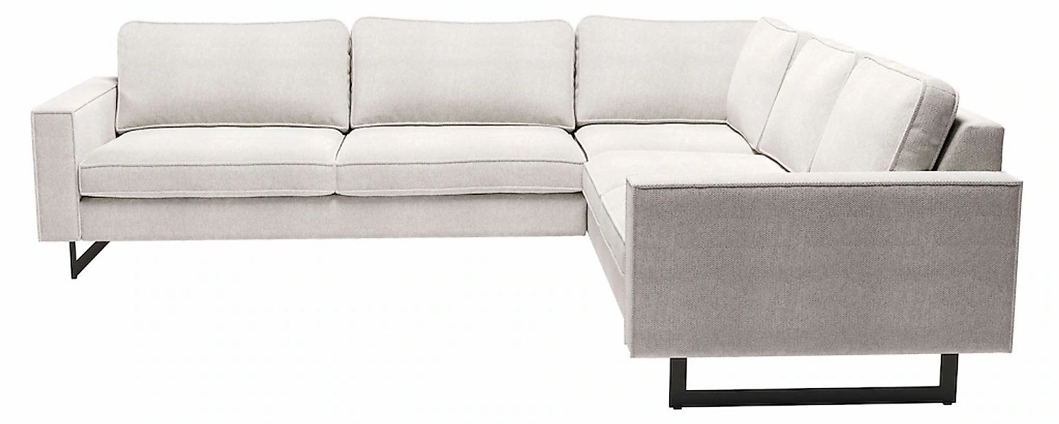 Places of Style Ecksofa "Pinto, XXL, 250/290 cm, langer Schenkel, Ottomane" günstig online kaufen