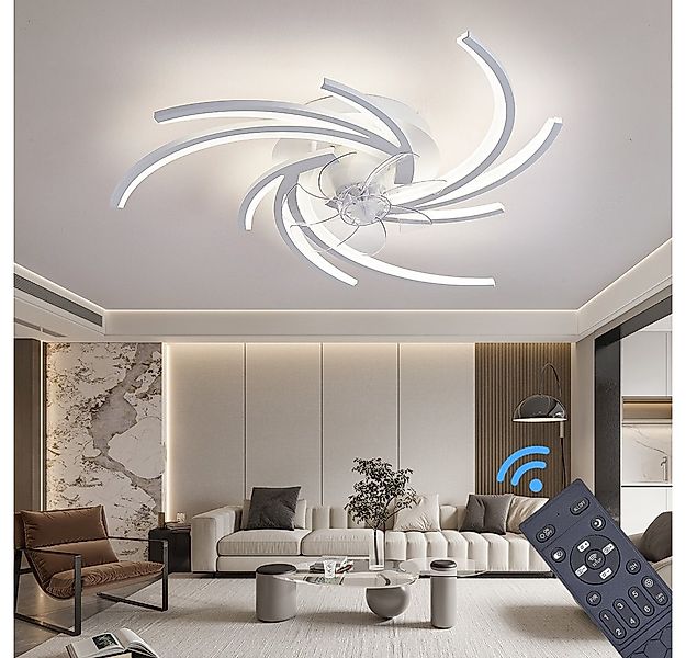 Eurotondisplay Deckenventilator Deckenventilator LED Beleuchtung Deckenlamp günstig online kaufen