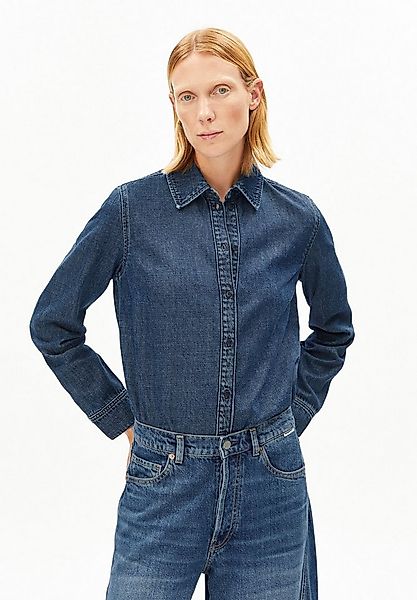Armedangels Langarmbluse AURELAA DENIM Jeansbluse aus Baumwoll-Lyocell-Mix günstig online kaufen