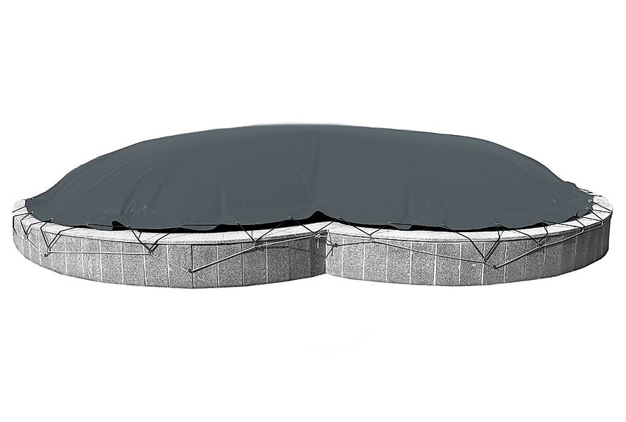 AirDeluxe Pool-Abdeckplane Aufblasbare achtform Poolabdeckung Poolplane, au günstig online kaufen