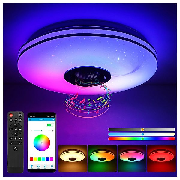 BlingBin LED Deckenleuchte 36W Dimmbar Deckenlampe günstig online kaufen