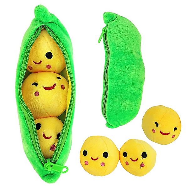 BEMIRO Tierkuscheltier Edamame Stofftier Erbsen in Plüsch Schote Kawaii, Po günstig online kaufen
