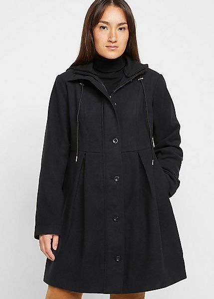 bonprix Wintermantel aus Polyester, Viskose und Elasthan, mit Polyesterfutt günstig online kaufen