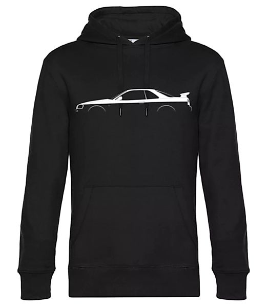 'Nissan Skyline GT-R (R34)' Silhouette · Unisex Premium Hoodie günstig online kaufen