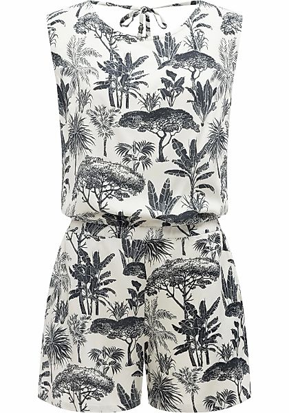 Ragwear Jumpsuit "Zella" schicker, kurzer Damen Overall mit floralem Print günstig online kaufen