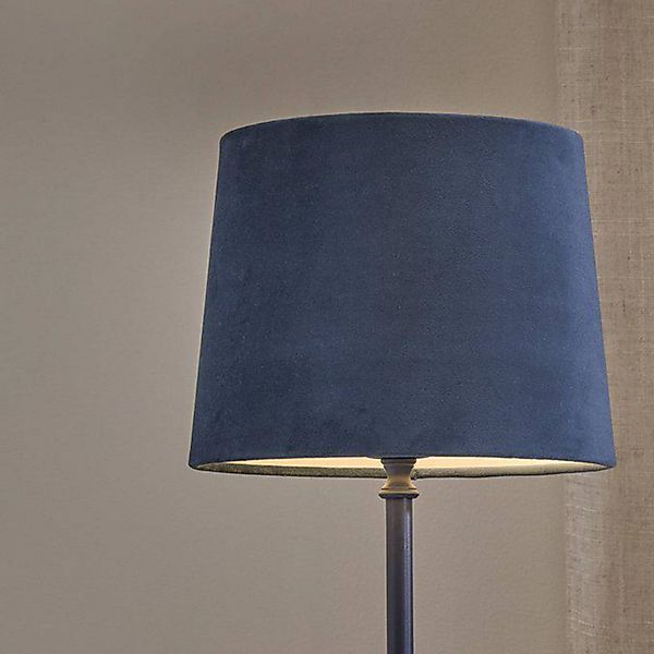 PR Home Tischlampe Tove, blau, Höhe 56 cm, Metall/Stoff günstig online kaufen