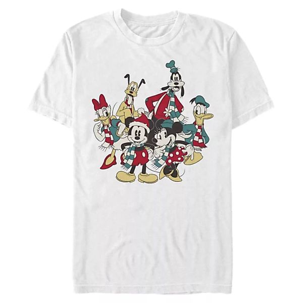 Disney - Micky Maus - Gruppe Holiday Group - Männer T-Shirt günstig online kaufen