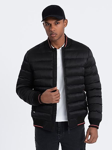 OMBRE Bomberjacke Herren-Bomberjacke mit Satin-Finish und günstig online kaufen