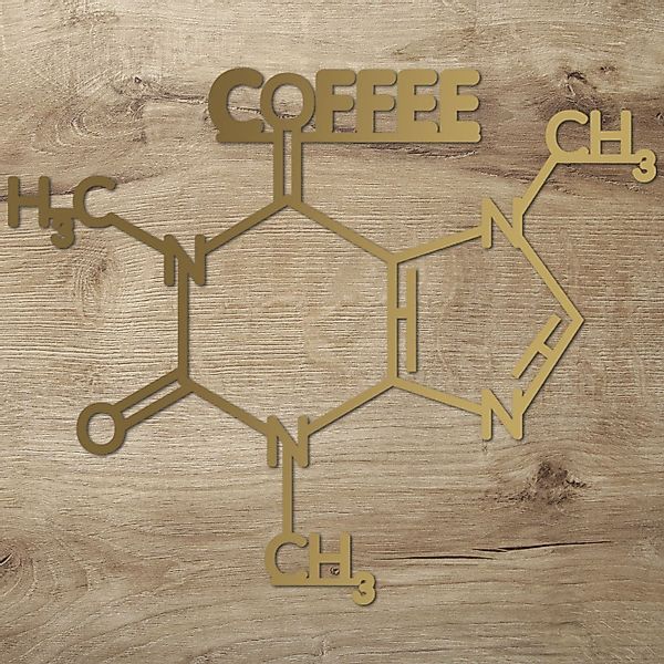 Namofactur 3D-Wandtattoo 'Coffee' aus Holz Wandbild günstig online kaufen