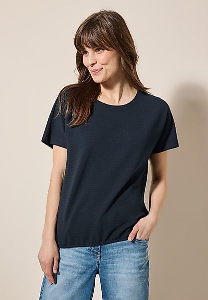 Cecil T-Shirt, mit Elastiksaum günstig online kaufen