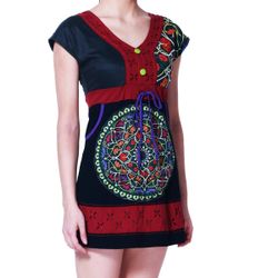 PANASIAM Tunikakleid Sommerkleid 'Underground' farbenfrohe Tunika günstig online kaufen