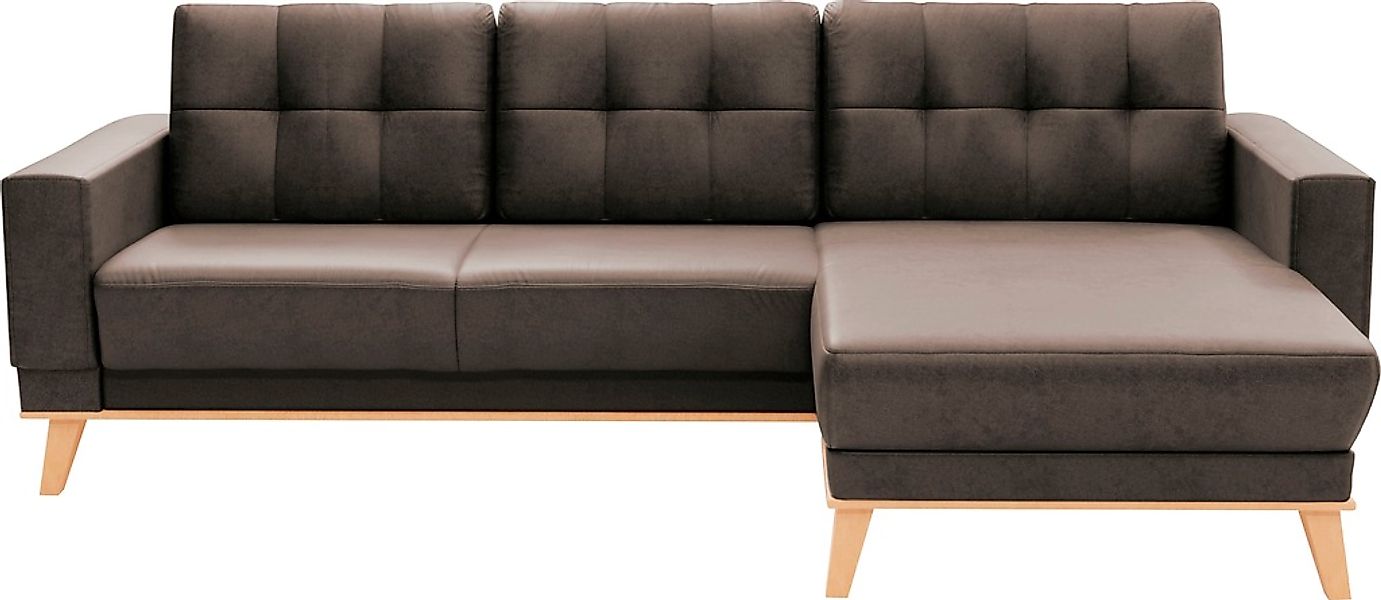 sit&more Ecksofa »Lavida L-Form«, wahlweise mit Kippfunktion und Bettkasten günstig online kaufen