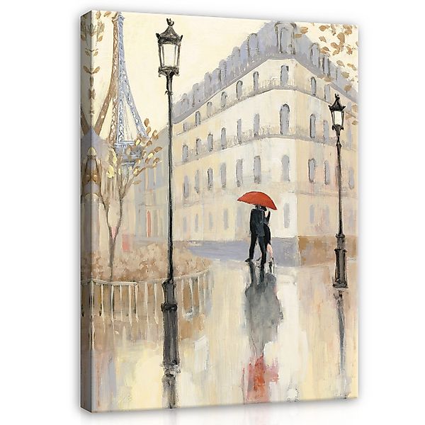 Wallarena Leinwandbild Paris Kunst Art Beige günstig online kaufen